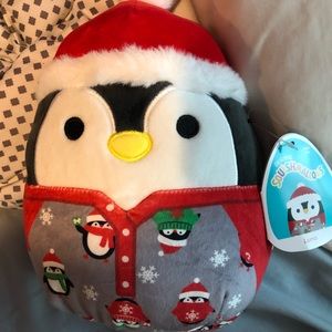 8” Luna the Christmas Penguin Squishmallow BNWT